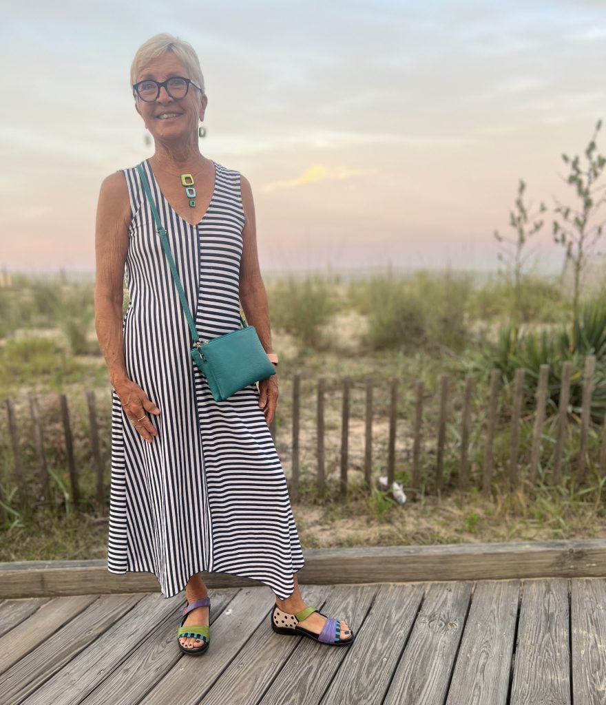 Kathy on Rehoboth Boardwalk